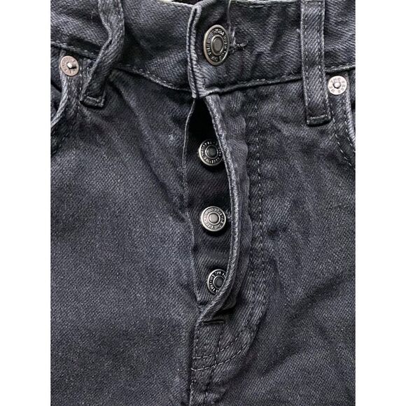 Free People × We The Free Bren Boyfriend Destroyed Jean in Black Magic, Size 24 - Picture 11 of 16